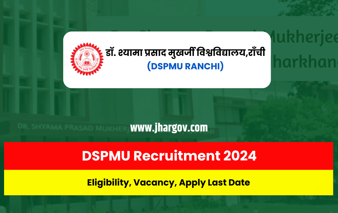 DSPMU Recruitment 2024